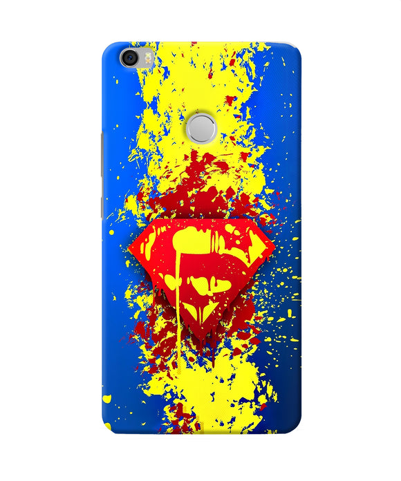Superman Logo Mi Max Back Cover