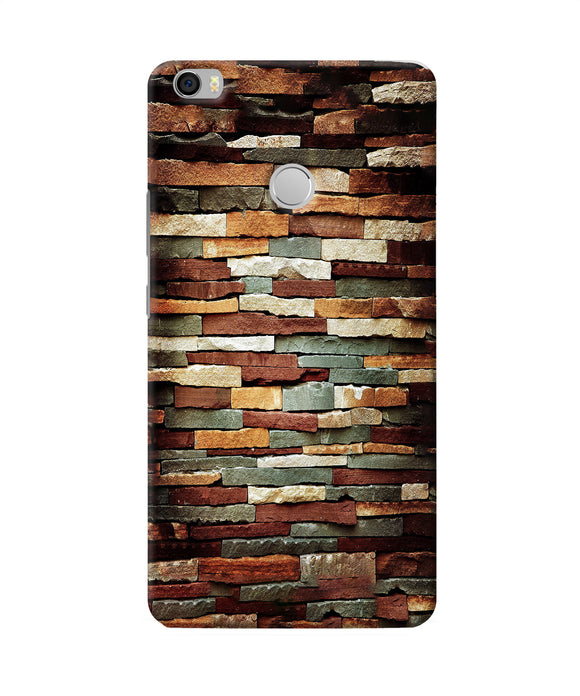 Bricks Pattern Mi Max Back Cover
