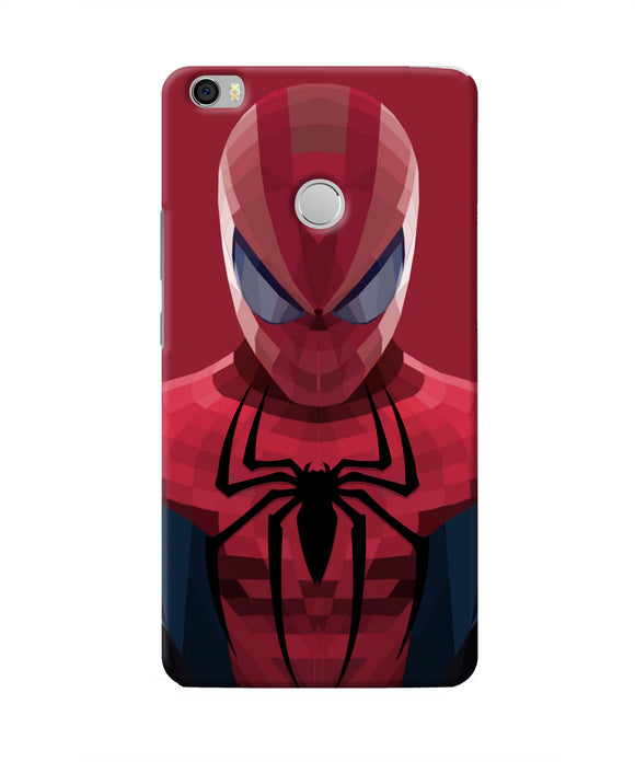 Spiderman Art Mi Max Real 4D Back Cover