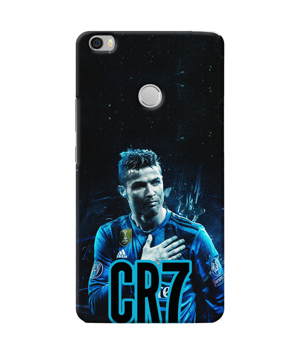 Christiano Ronaldo Blue Mi Max Real 4D Back Cover