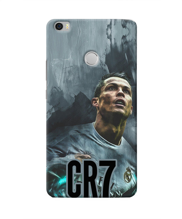 Christiano Ronaldo Grey Mi Max Real 4D Back Cover