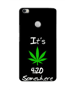 Weed Quote Mi Max Real 4D Back Cover