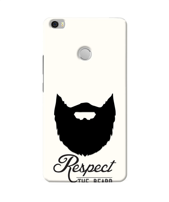 Respect the Beard Mi Max Real 4D Back Cover