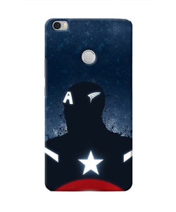 Captain america Shield Mi Max Real 4D Back Cover