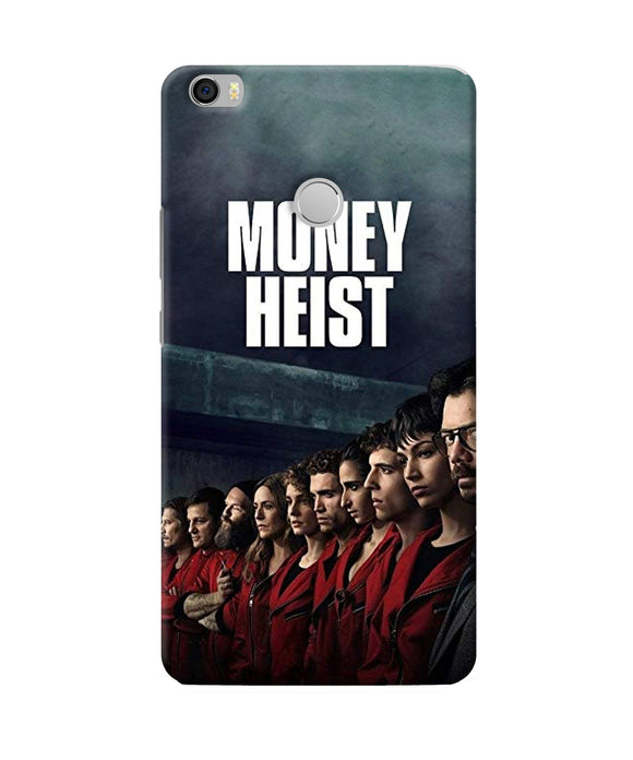 Money Heist Team Money Heist Mi Max Back Cover