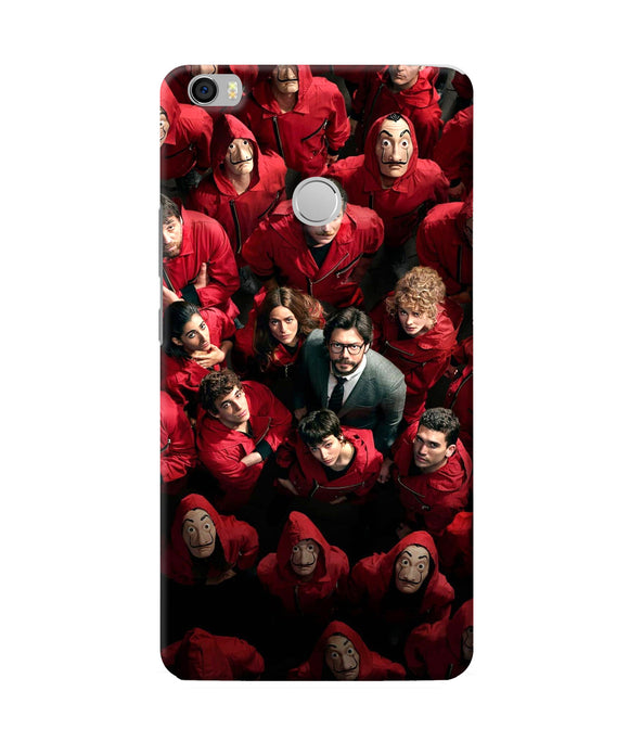 Money Heist Professor with Hostages Mi Max Back Cover