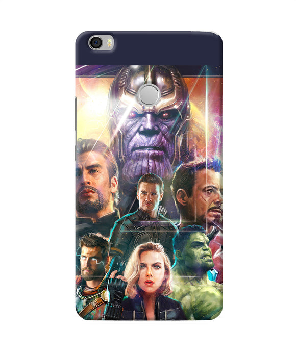 Avengers Poster Mi Max Back Cover