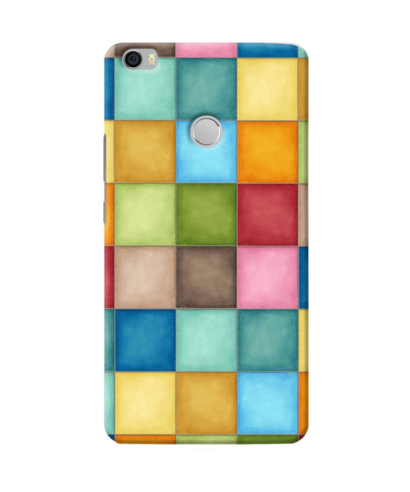 Abstract Colorful Squares Mi Max Back Cover