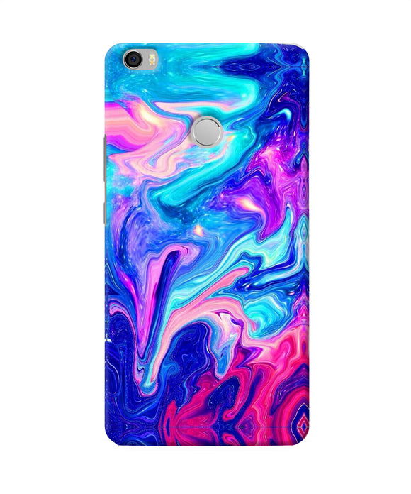 Abstract Colorful Water Mi Max Back Cover