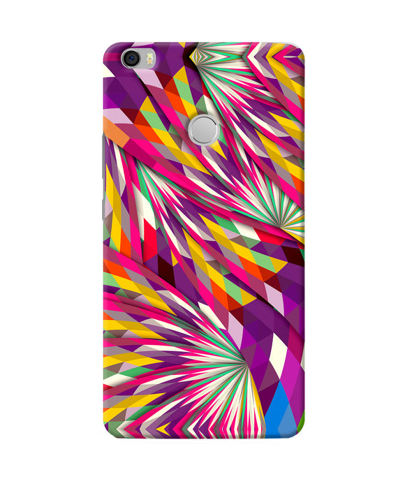 Abstract Colorful Print Mi Max Back Cover