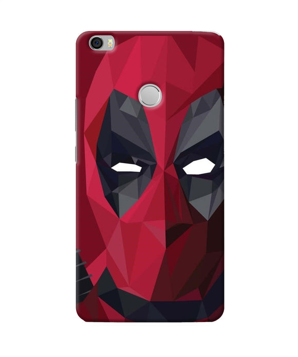 Abstract Deadpool Mask Mi Max Back Cover