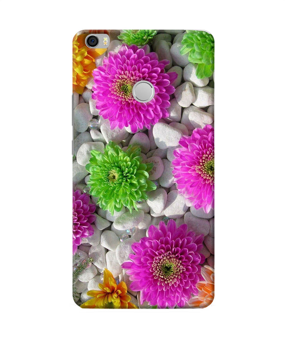 Natural Flower Stones Mi Max Back Cover