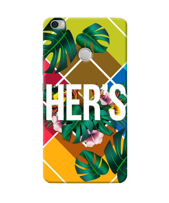 His Her Two Mi Max Back Cover