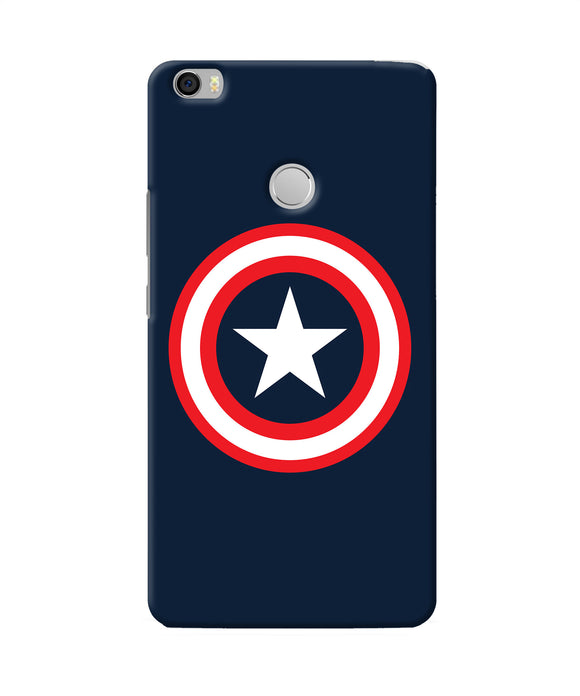 Captain America Logo Mi Max Back Cover