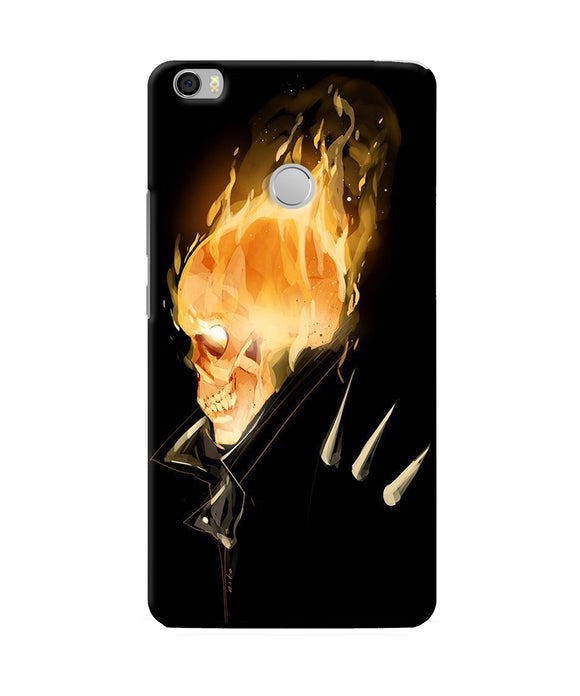 Burning Ghost Rider Mi Max Back Cover