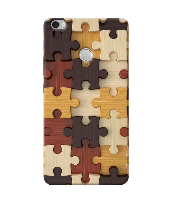 Wooden Puzzle Mi Max Back Cover