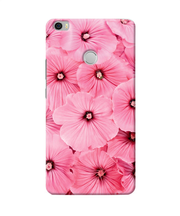Pink Flowers Mi Max Back Cover