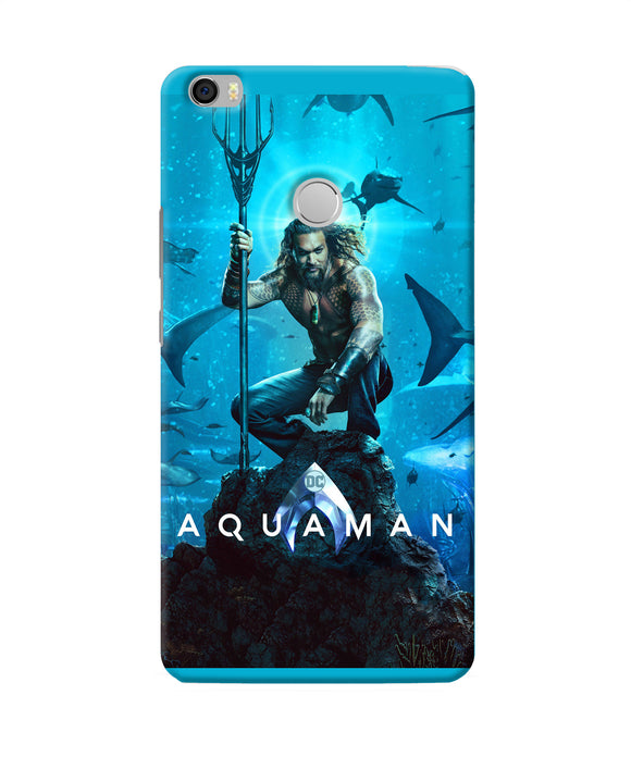 Aquaman Underwater Mi Max Back Cover