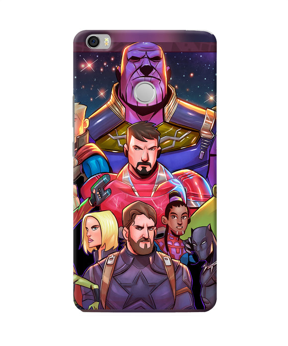 Avengers Animate Mi Max Back Cover