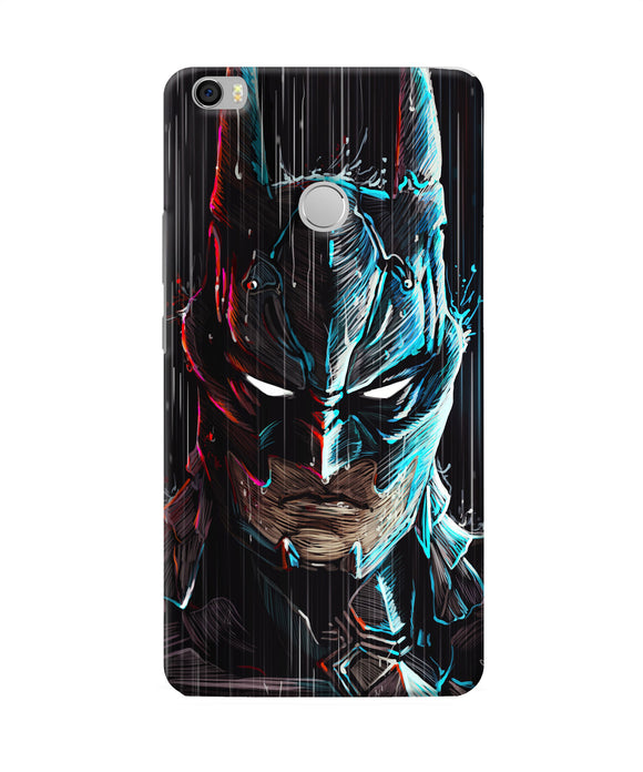 Batman Face Mi Max Back Cover