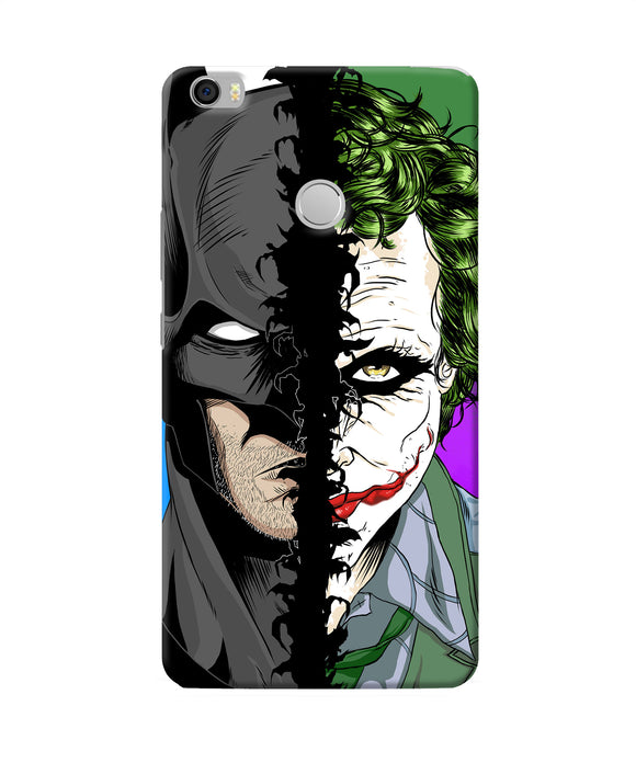 Batman Vs Joker Half Face Mi Max Back Cover