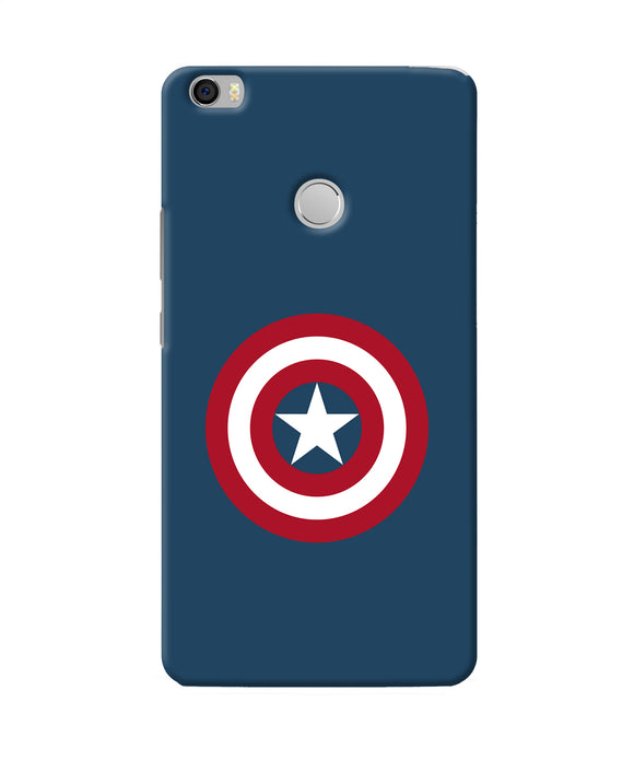 Captain America Logo Mi Max Back Cover