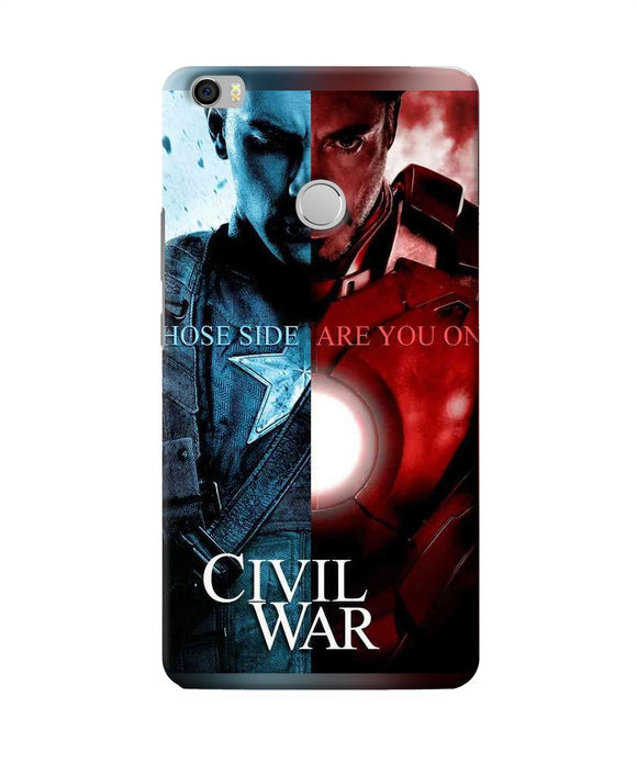 Civil War Mi Max Back Cover