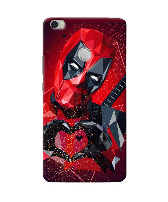 Deadpool Love Mi Max Back Cover