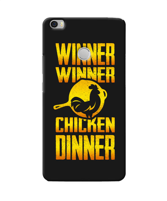 Pubg Chicken Dinner Mi Max Back Cover