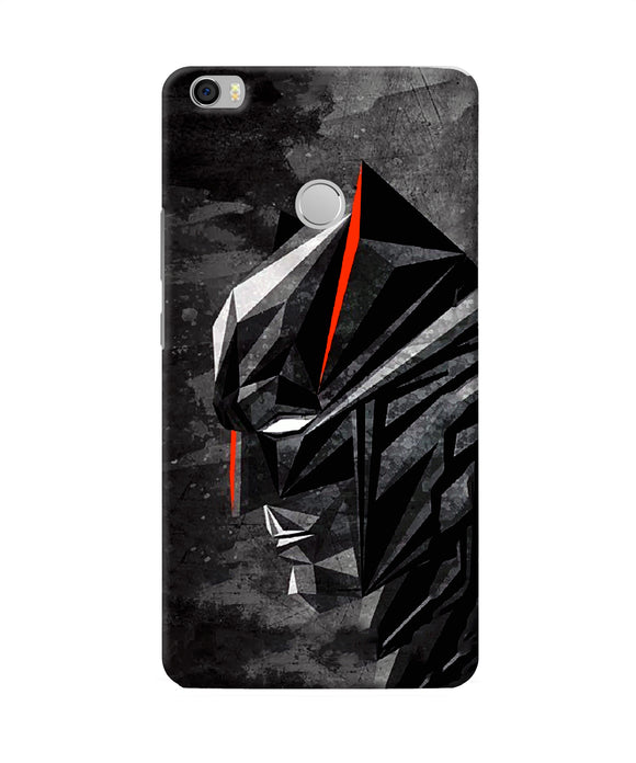 Batman Black Side Face Mi Max Back Cover