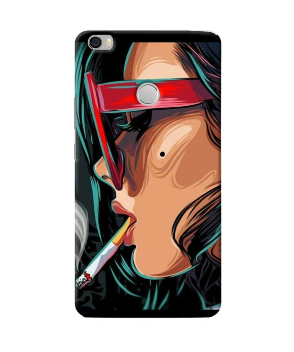 Smoking Girl Mi Max Back Cover