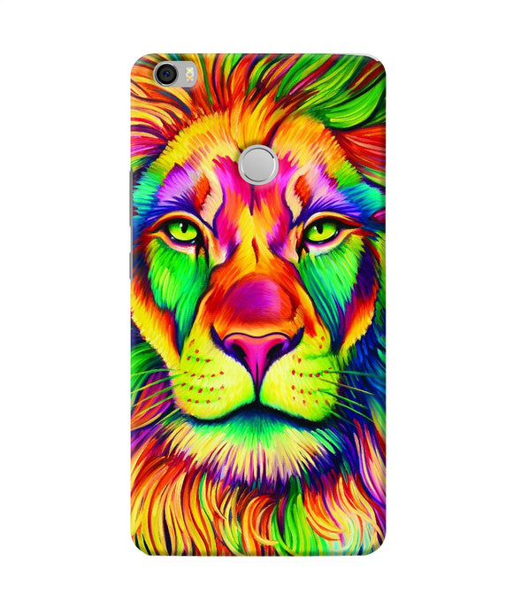 Lion Color Poster Mi Max Back Cover