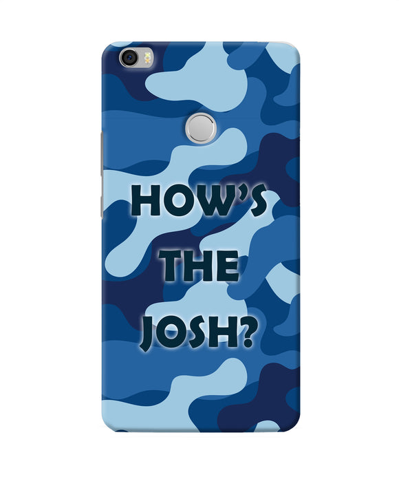 Hows The Josh Mi Max Back Cover