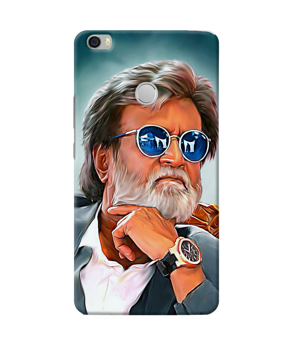 Rajnikant Painting Mi Max Back Cover