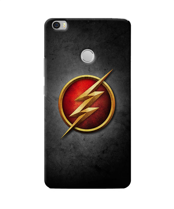 Flash Logo Mi Max Back Cover