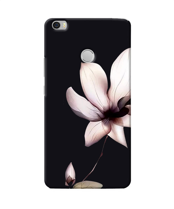 Flower White Mi Max Back Cover