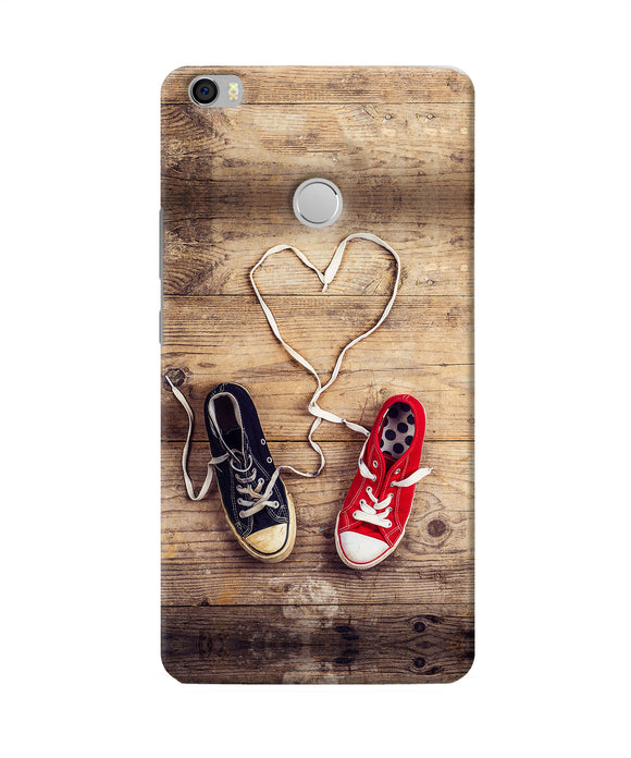 Shoelace Heart Mi Max Back Cover