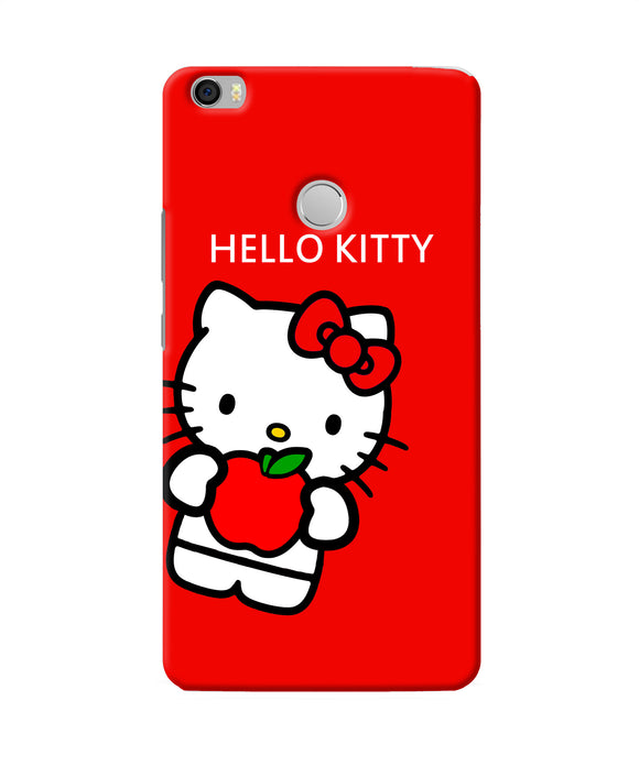 Hello Kitty Red Mi Max Back Cover