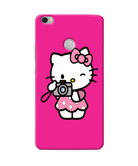 Hello Kitty Cam Pink Mi Max Back Cover