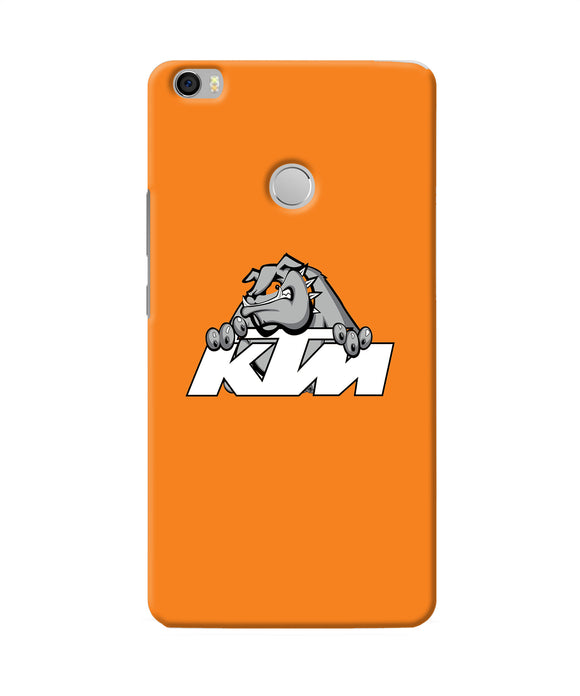 Ktm Dog Logo Mi Max Back Cover