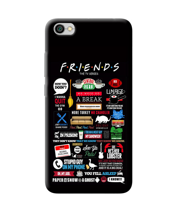 Friends Redmi Y1 Lite Back Cover