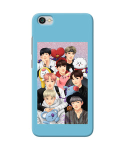 BTS with animals Redmi Y1 Lite Back Cover