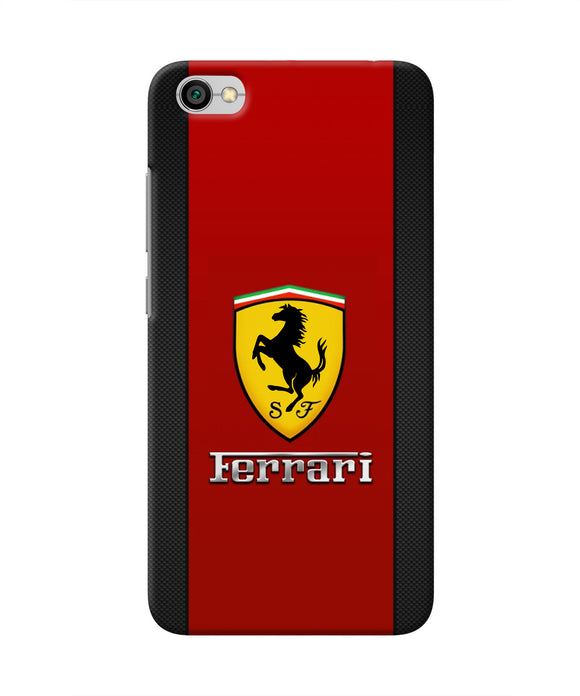 Ferrari Abstract Maroon Redmi Y1 Lite Real 4D Back Cover