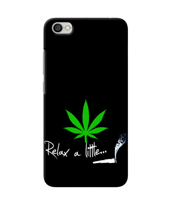 Weed Relax Quote Redmi Y1 Lite Real 4D Back Cover