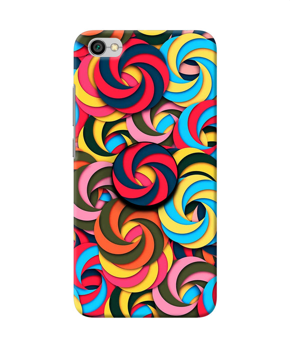 Spiral Pattern Redmi Y1 Lite Pop Case