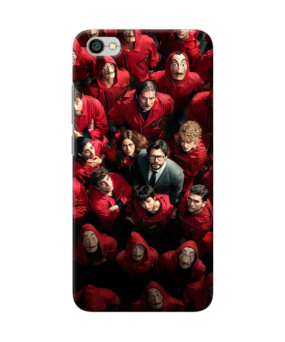 Money Heist Professor with Hostages Redmi Y1 Lite Back Cover