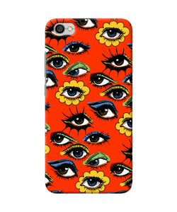 Abstract Eyes Pattern Redmi Y1 Lite Back Cover