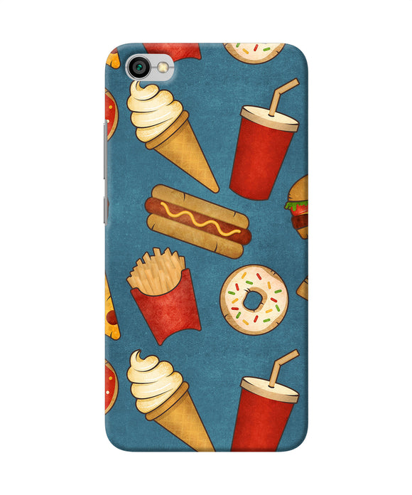 Abstract Food Print Redmi Y1 Lite Back Cover