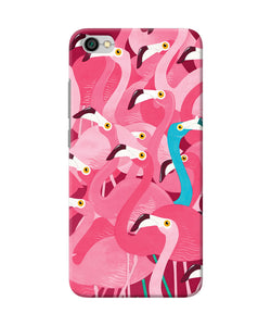 Abstract Sheer Bird Pink Print Redmi Y1 Lite Back Cover