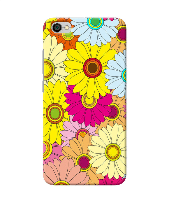 Abstract Colorful Flowers Redmi Y1 Lite Back Cover